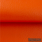 Экокожа, цвет - оранжевый, толщина 0.6 мм, 50Х70 см - ScrapUA.com