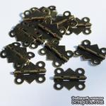 Петля, цвет латунь, 20х17мм, 1 деталь - ScrapUA.com