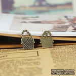 Металлическое украшение &quot;Свадебная сумочка&quot;, 1,9х1,3 см, 1 шт. - ScrapUA.com