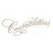 Пластины для фольгирования от Spellbinders - Copperplate Script Congratulations - ScrapUA.com