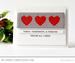 Лезвие My Favorite Things - Die-namics Hearts in a Row - Horizontal - ScrapUA.com